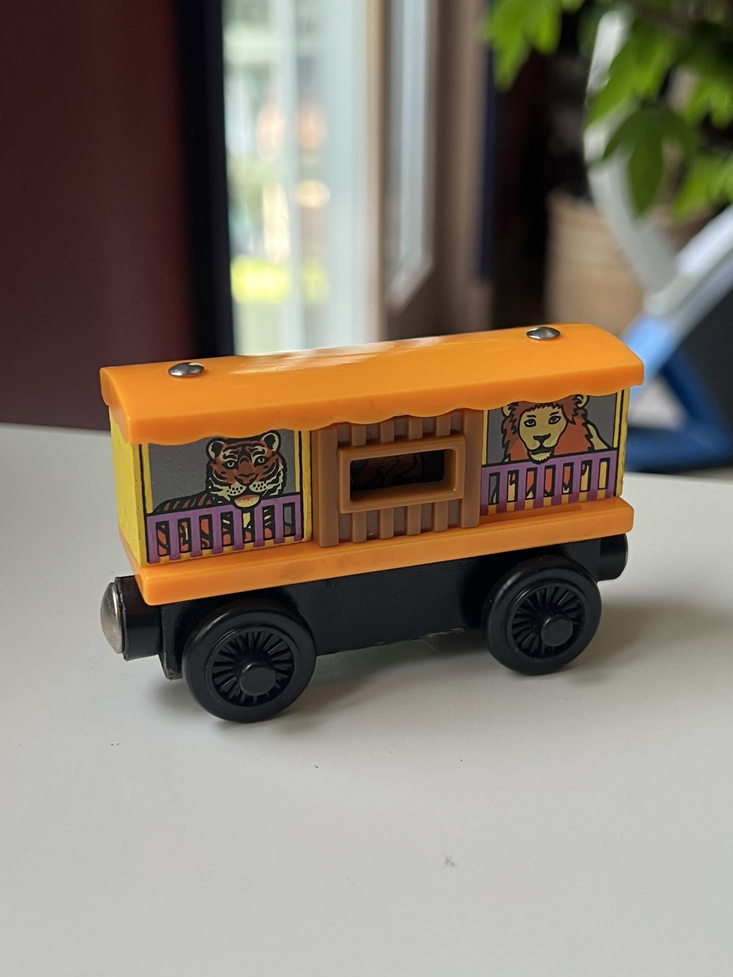 Zoo Car Thomas The Train & Friends Wooden Railway Orange Car 2002