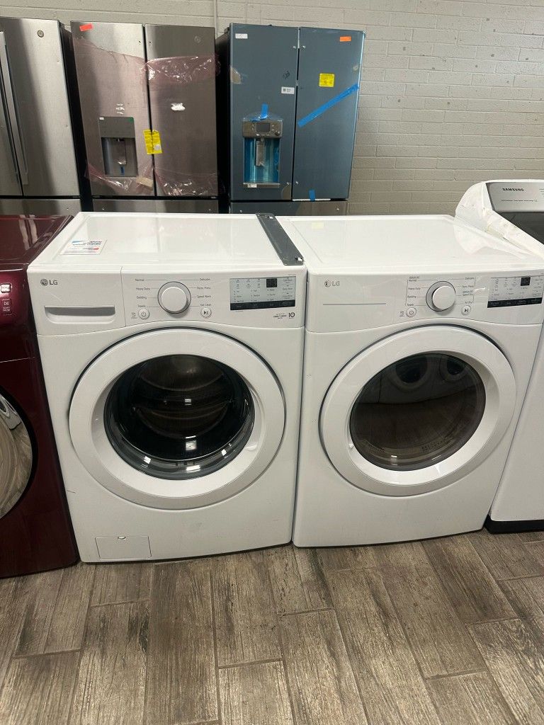 LG mega Capacity washer and dryer set electric