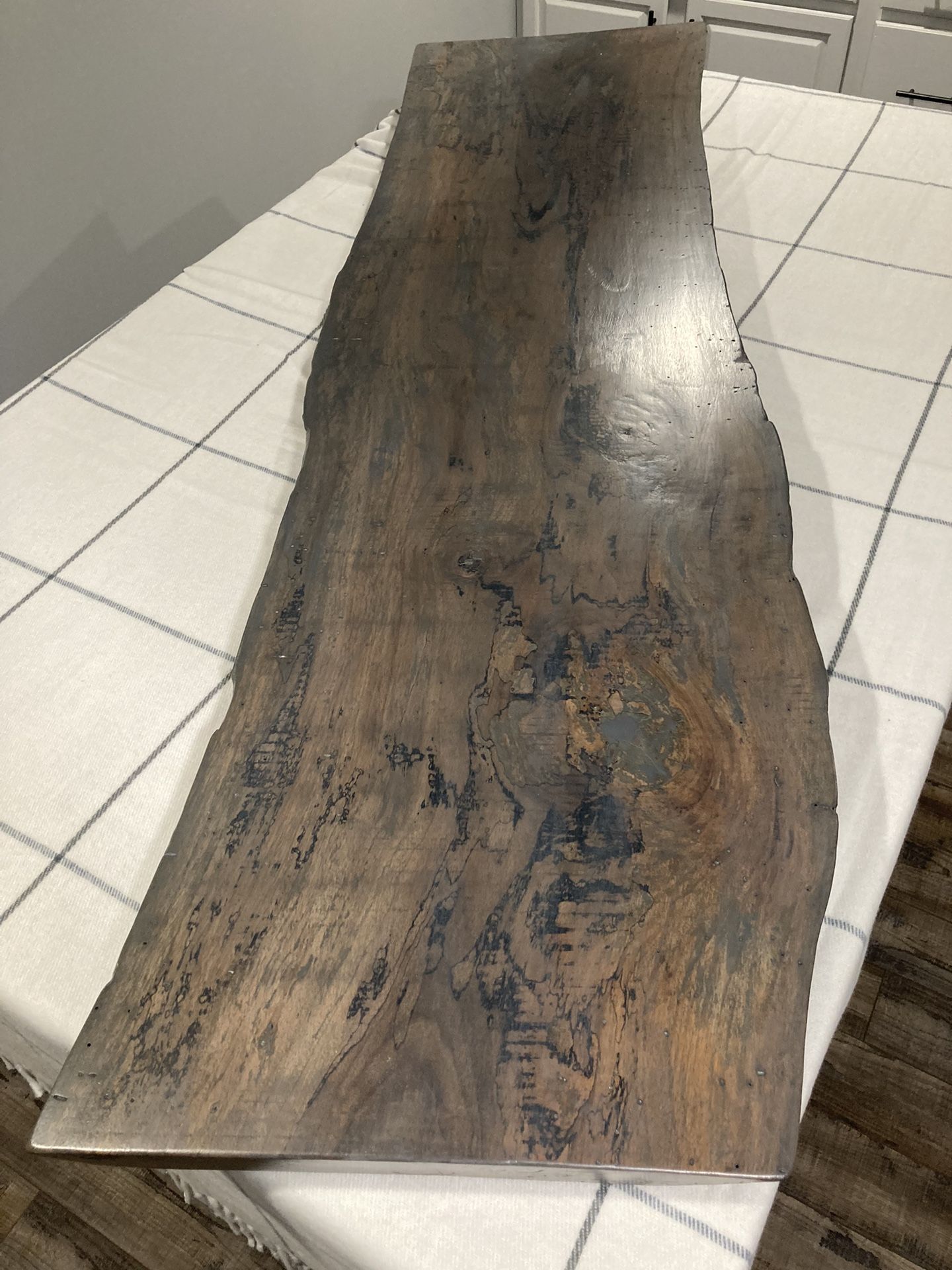 Solid Wood Live Edge Slab