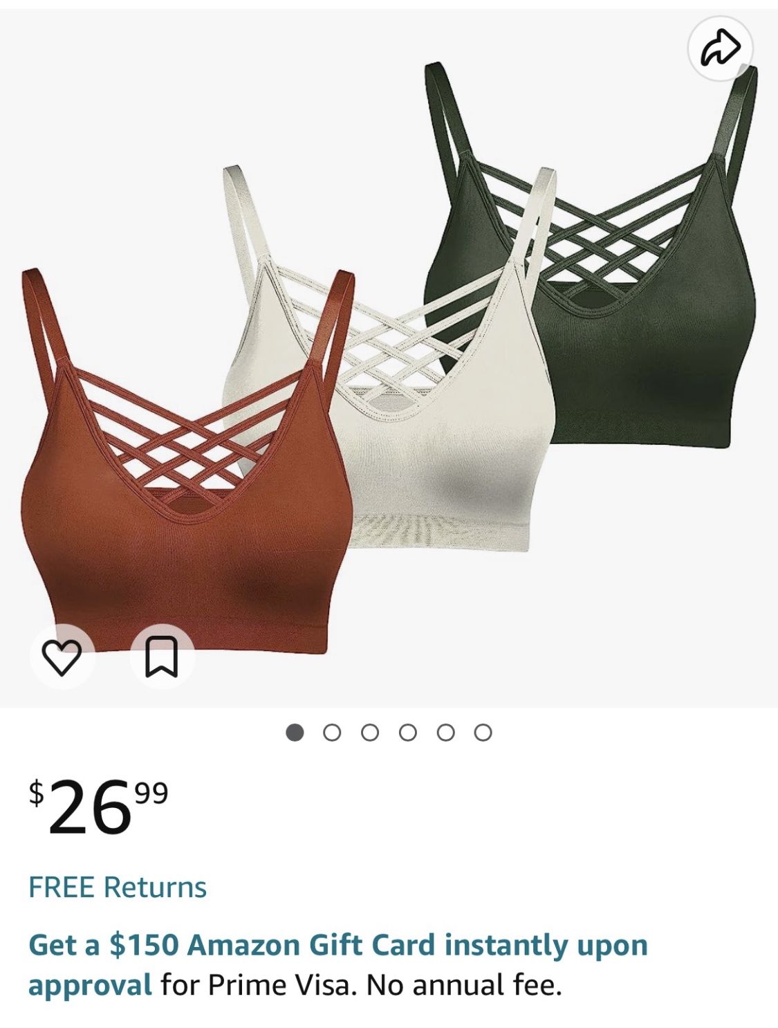 Sports Bra- Everyday Bra Open Box