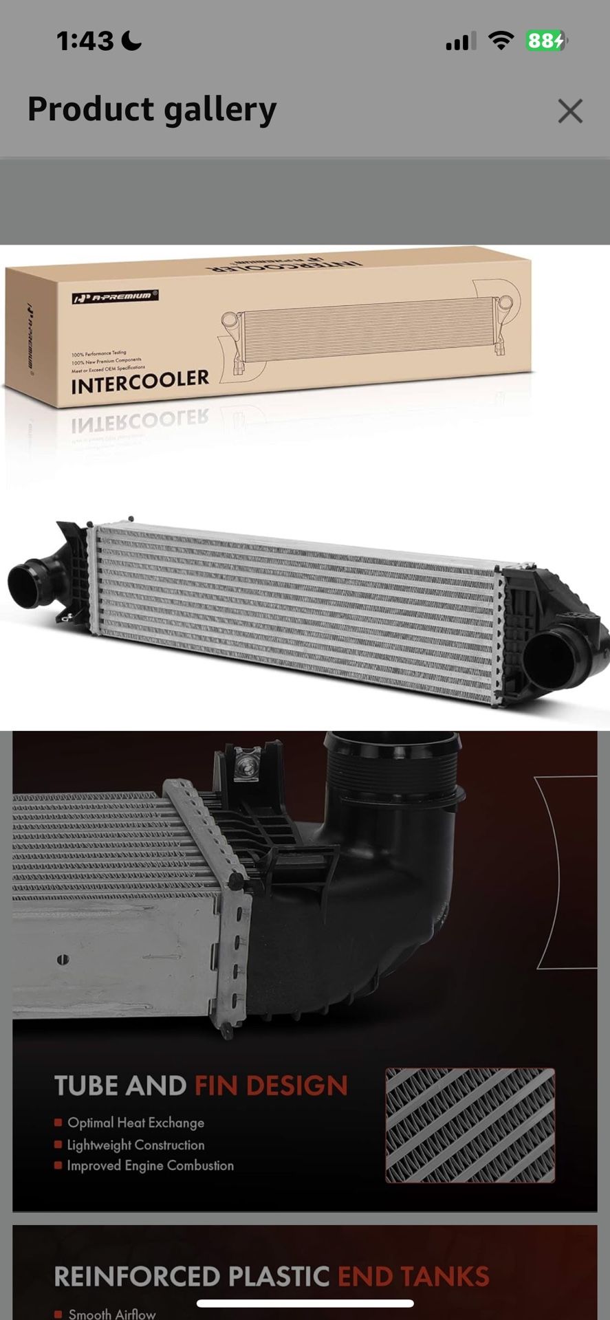 Ford A-Premium Turbo Intercooler