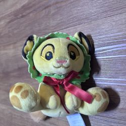 Disney Parks Wishables Holiday Advent Calendar Simba Plush Toy Stuffed Animal Pl