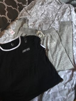 Girls cute Justice active outfit - size 18/20 New with tags