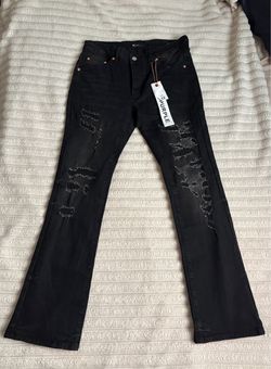 Purple jeans