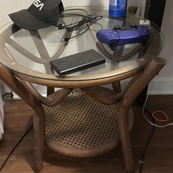 Antique style wooden side table