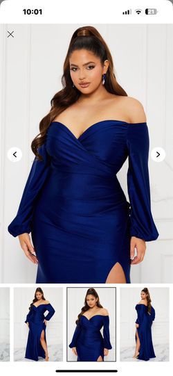 Fashion Nova Royal Blue Dress