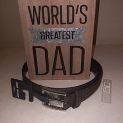 Michael Kors Size 32" Brown Belt New 