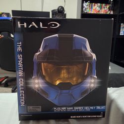 Halo Spartan Collection Mjolnir War Games Helmet Blue