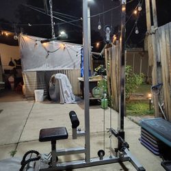 Lat pulldown machine  workout equipment 