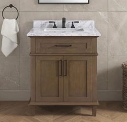 30” BATHROOM VANITY NEW