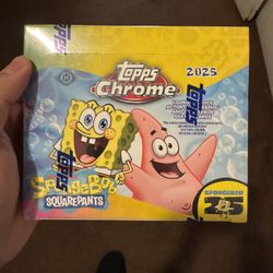 Topps Chrome SpongeBob SquarePants Hobby Box 
