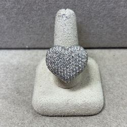 Heart Diamond Gold Ring 