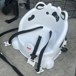 Fisher- Price Baby Seat Cow Black And White 