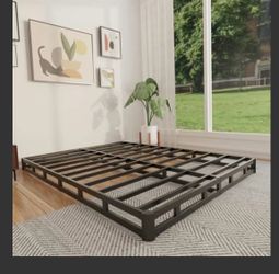 King Size Wood / Metal (still in box) boxspring