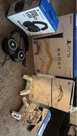 PS5 ghost of yotei limited edition 1TB Disc and Digital, 1 Game, 2 controllers