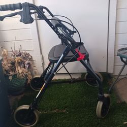 NOVA Cruiser Delux Rolling Walker (Blue) MINT CONDITION!