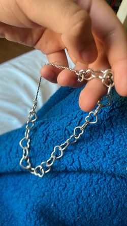 Silver Heart James Avery bracelet