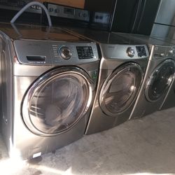 Samsung Front Load Washer And Dryer Set For Sale ♦️ Both Works Good 