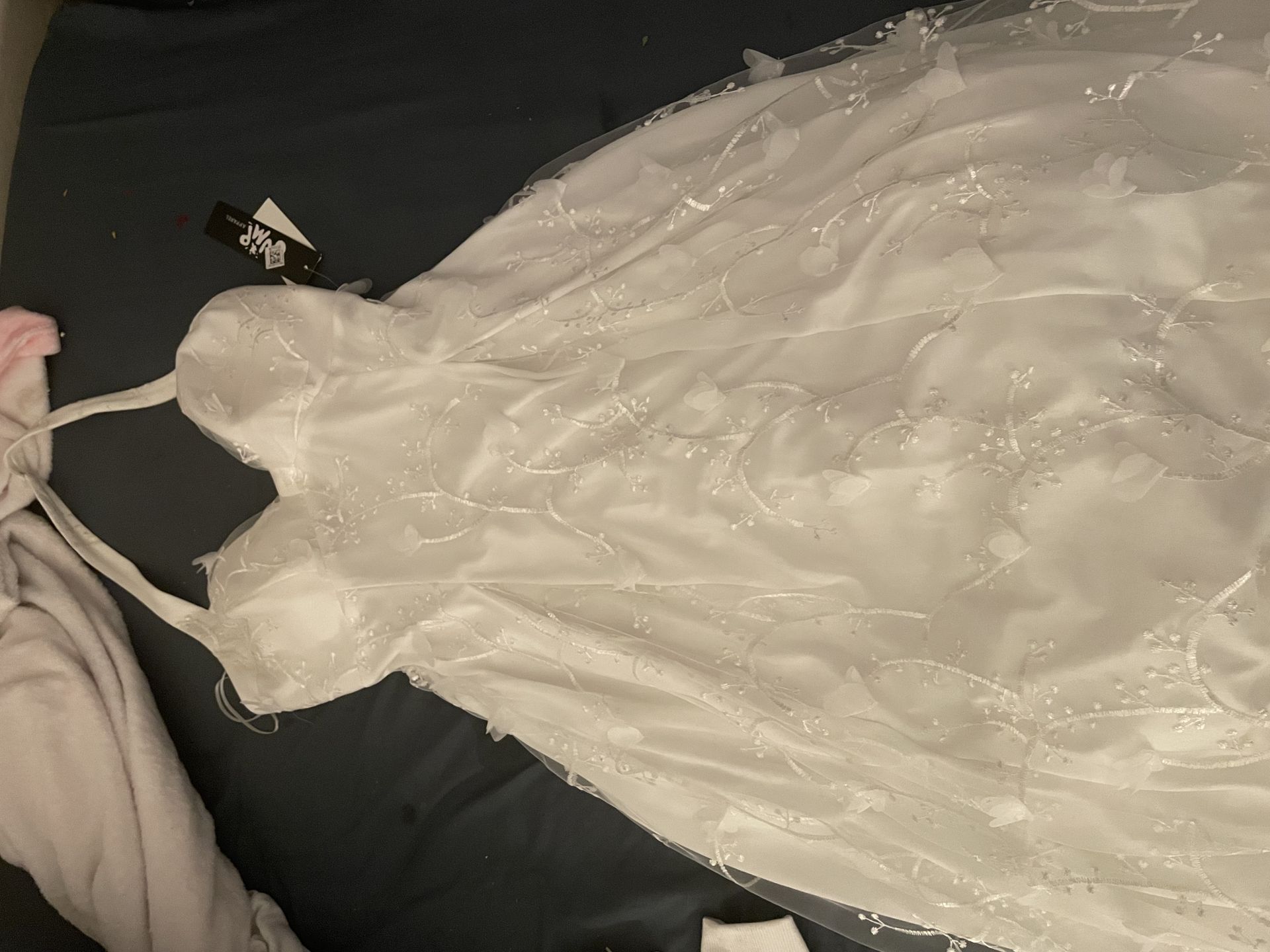 White long dress