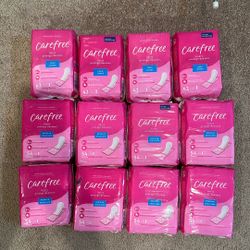 Carefree liners long or regular 42-54 count: $2 each