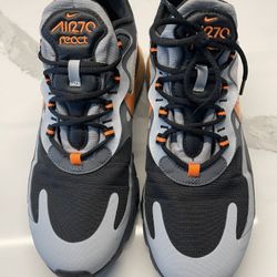 Nike Air Max 270 React Winter -Wolf Grey Total Orange