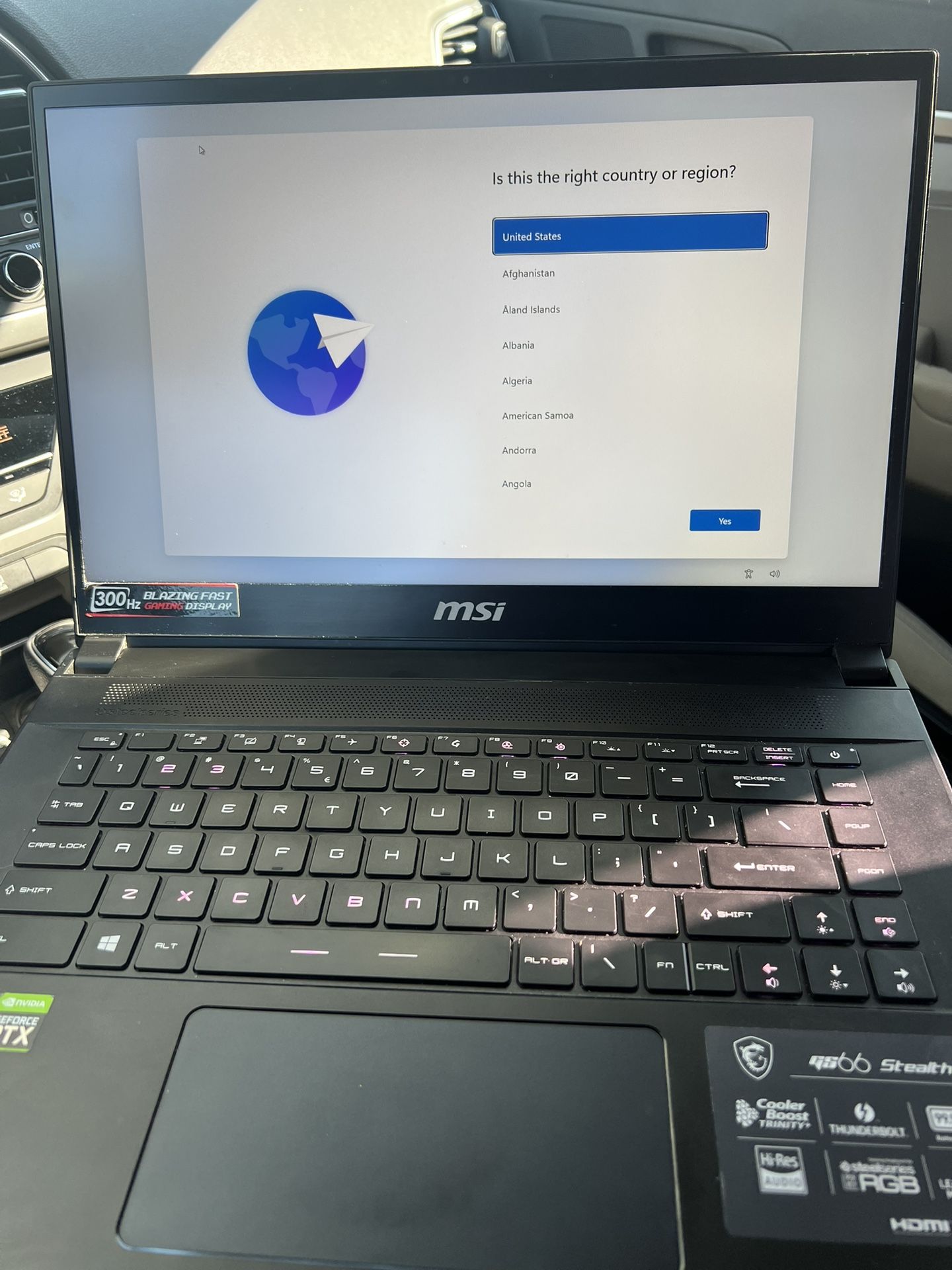 MSI GS66 Stealth Gaming Laptop