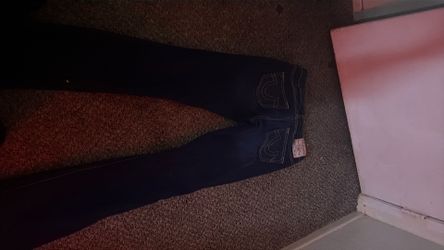 True religion straight plans dark blue size 26