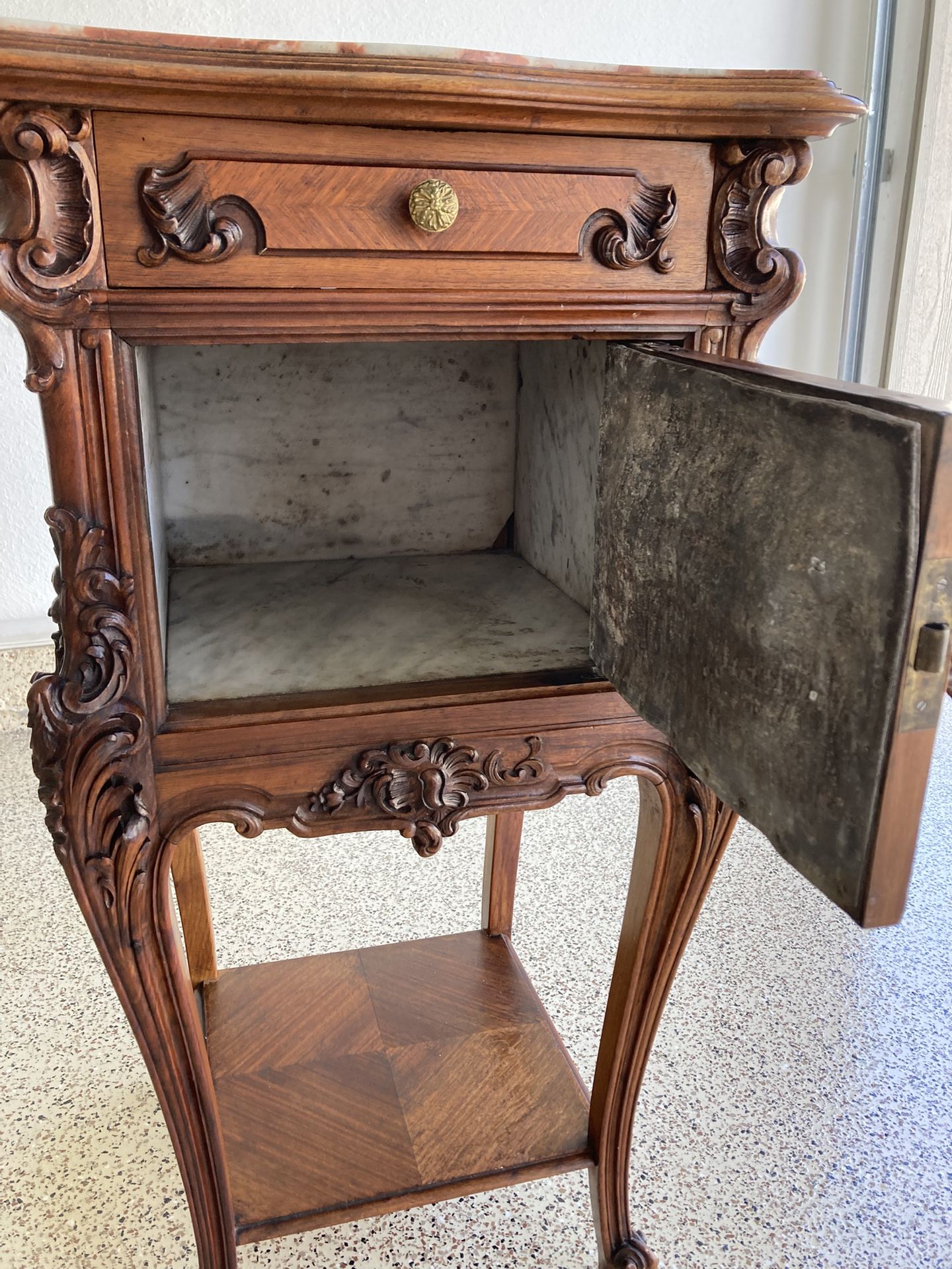 Antique Nightstand Chamber Pot Cupboard