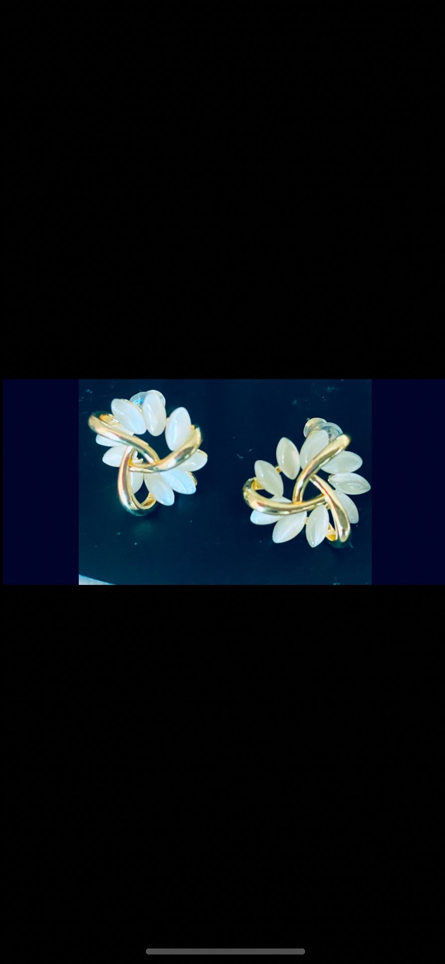 Earrings. New
