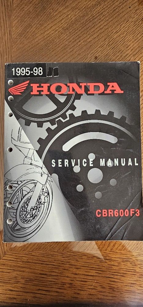 Honda 1(contact info removed) CBR 600 F3 Service Manual