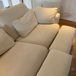 West Elm Recliner Couch 