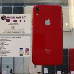 Unlocked Red iPhone XR 64gb