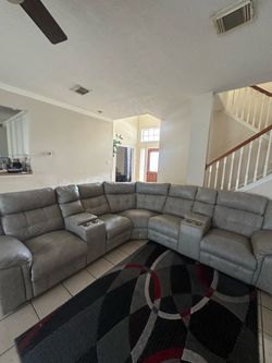 Leather Ottoman Sofa