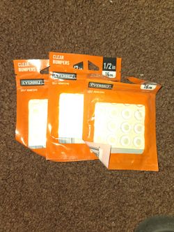 Everbilt Clear Bumpers Self Adhesive 3-Pack