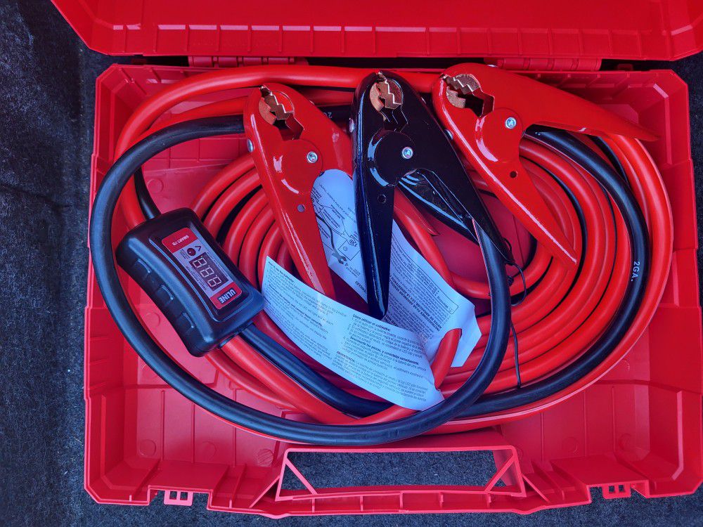 20ft Jumper Cables w/ Inline Voltmeter for Sale in San Diego, CA - OfferUp