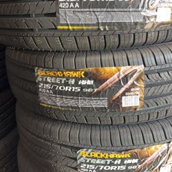 215/70/15 Blackhawk Tires