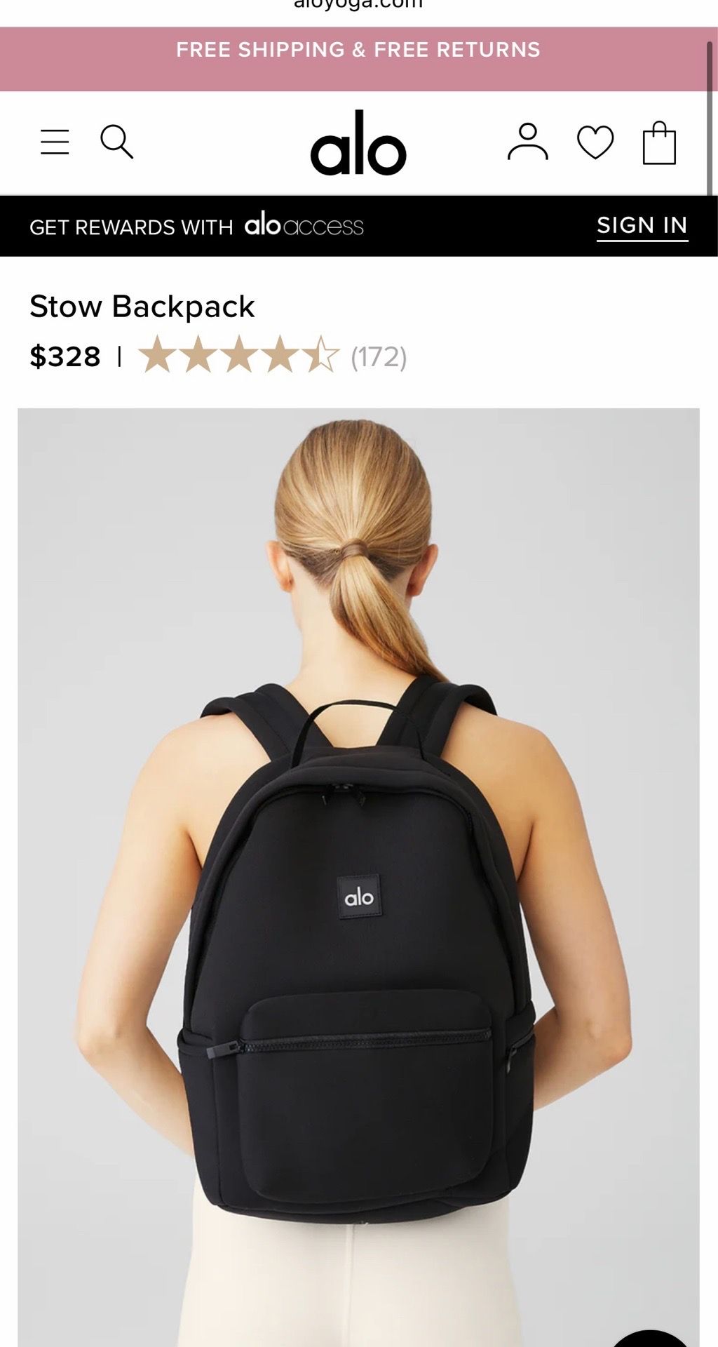 Alo Backpack for Sale in Gilbert, AZ - OfferUp
