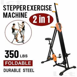 2 in 1 vertical climber machine and exercise bike new arrivals