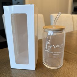Glass With Straw