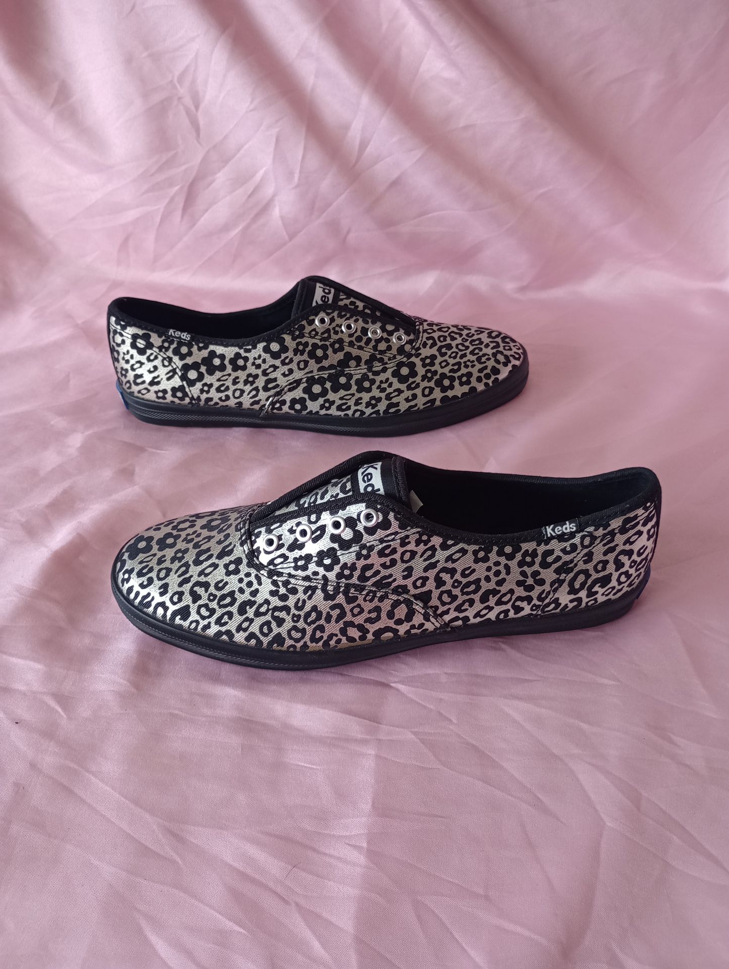 Keds Champion Laceless Metallic Floral Women's Sneaker - Size 7