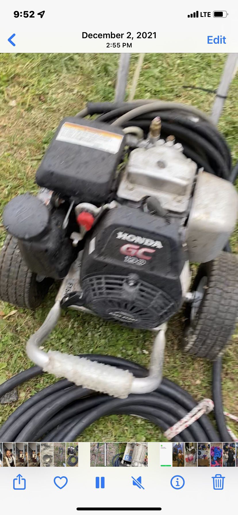 Power washer in great condition 2500
