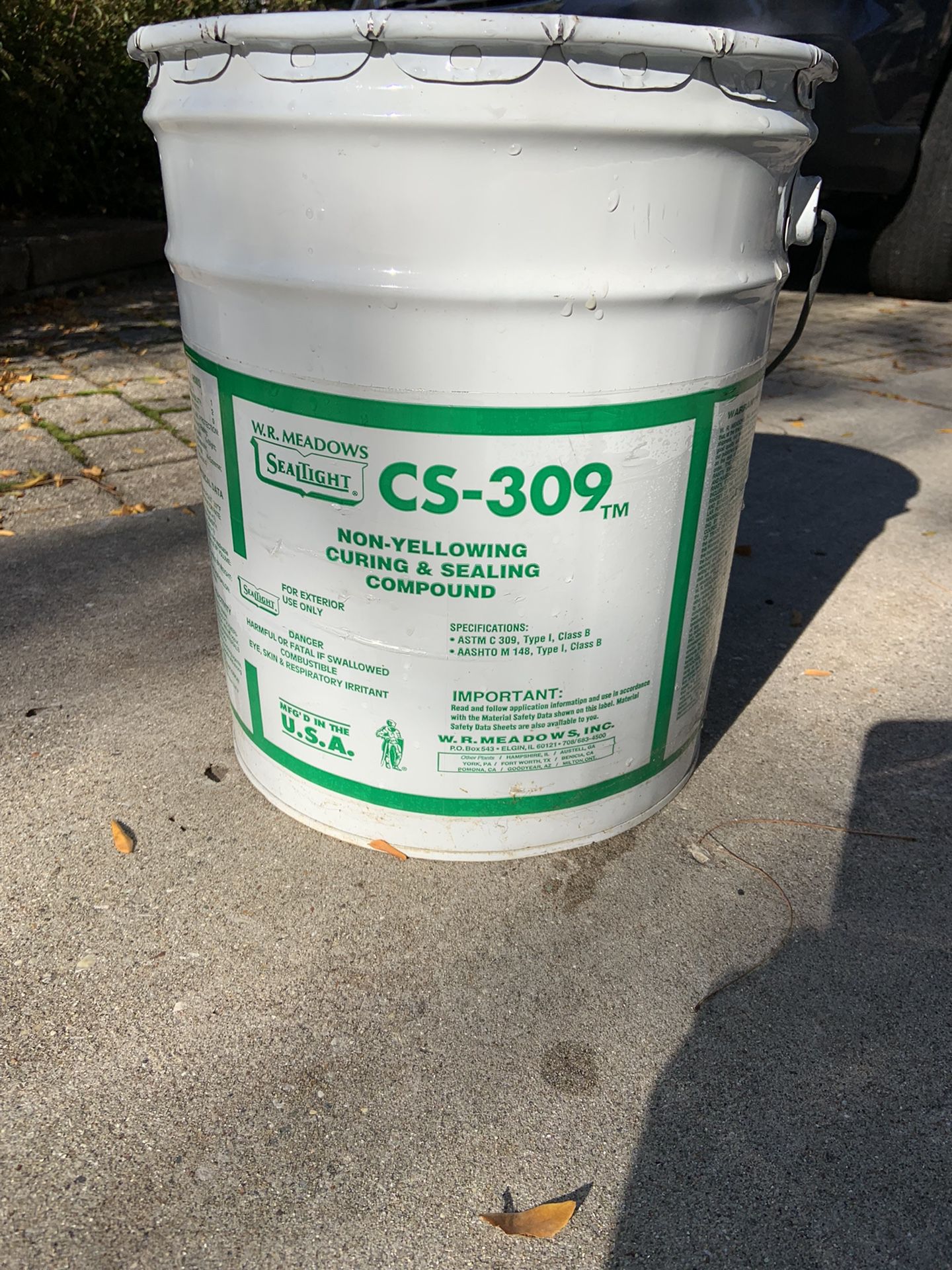 CS-309 Concrete Sealer (Partially Used) 