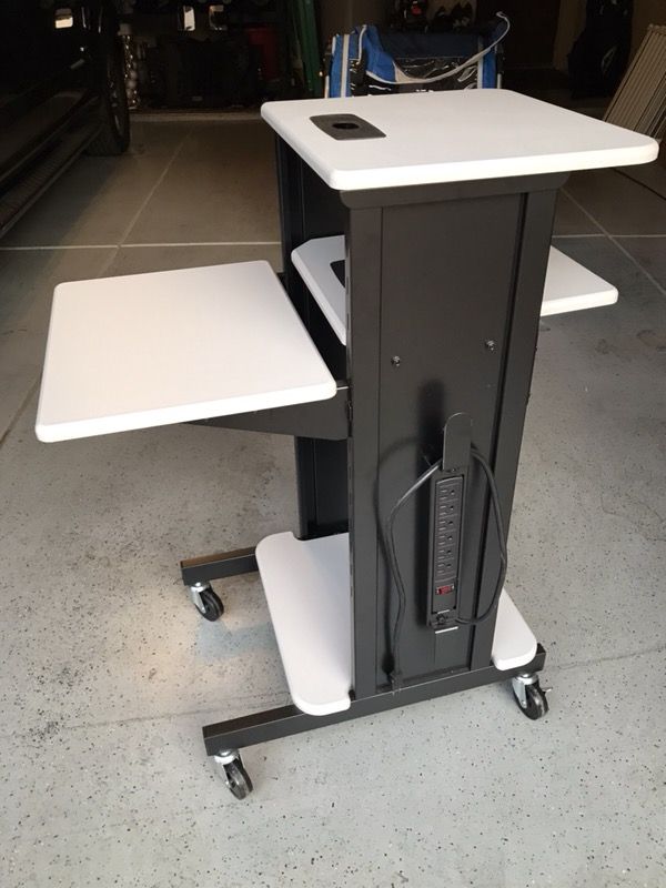 Norwood Commercial Laptop A/V Presentation Cart Caddy