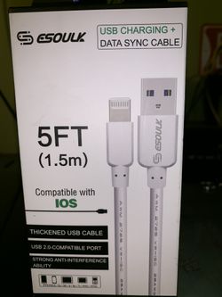 IOS Charger 5ft thickened cable
