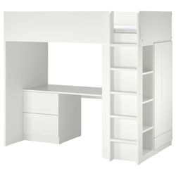 Loft Bed IKEA White
