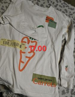 Carrots Long Sleeve Graphic Tee Size Small