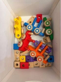 Melissa and Doug Wooden Trains