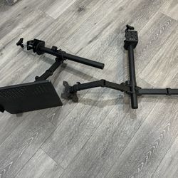 Laptop Base And Monitor Dual Holder