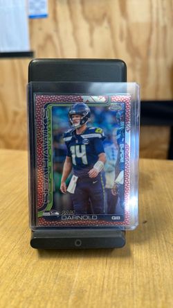 2025 Topss Chrome NFL Pigskin Refractor Sam Darnold