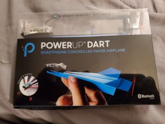 Bluetooth powerup dart smartphone controlled paper airplane